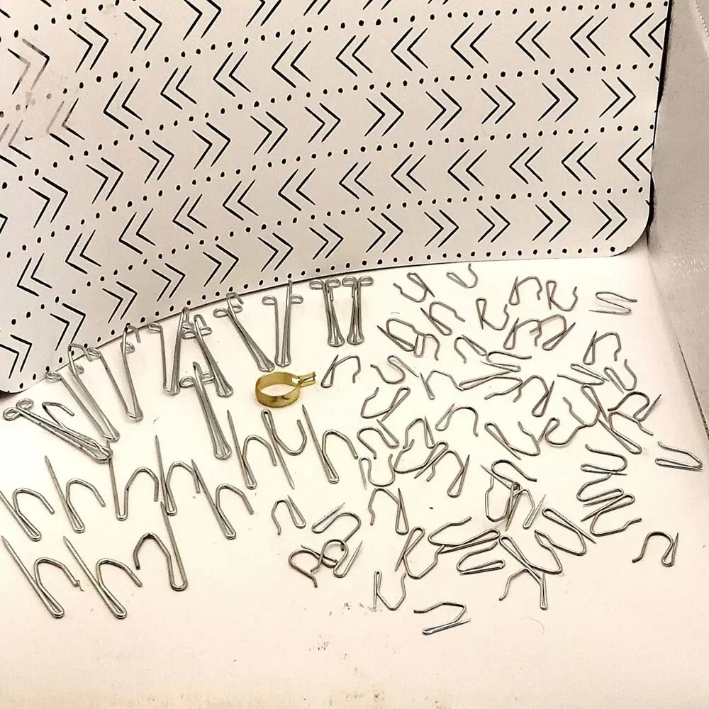 Drapery Curtain Metal Hooks Assorted Lot See Photos